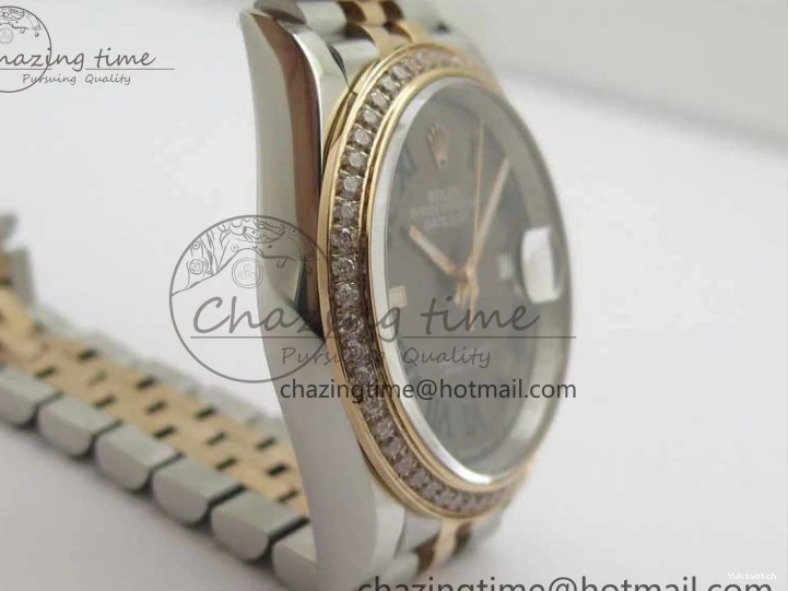 BP Bracelet Roman Dial on 36 Best Edition 1:1 DateJust SS Gray Maker RG Jubilee 126281 0418